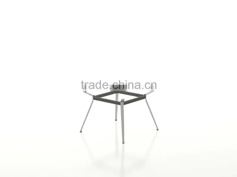 Modern Tempered Round Glass Conference Table Meeting Table