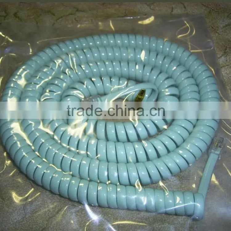 26AWG 7x0.16mm copper stranded pp core 100 ft telephone cord with CE certificate