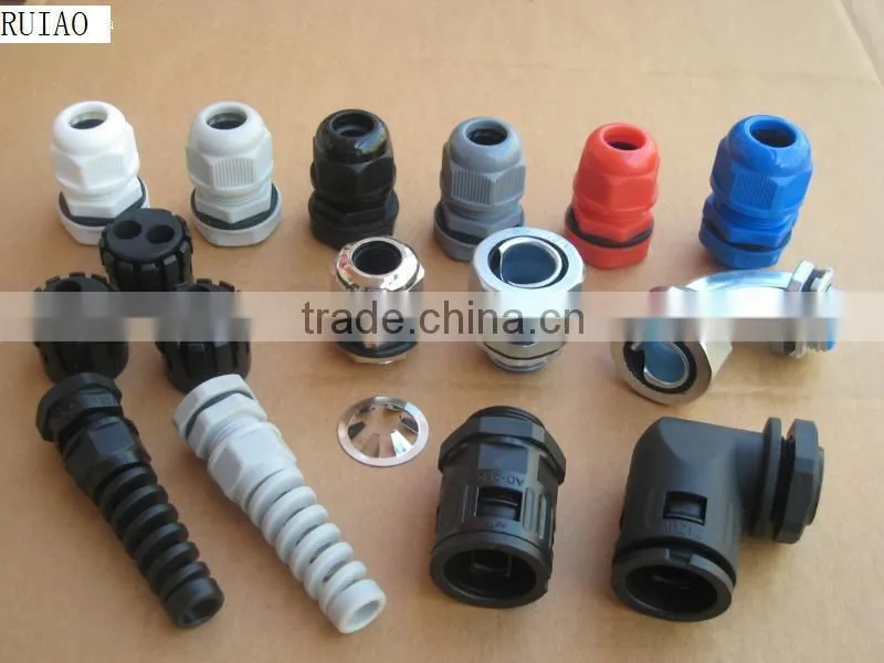 PA6 quick connection tighten cable conduit connector cable gland