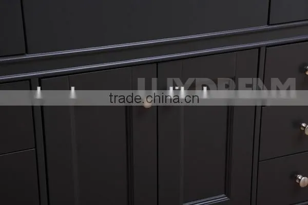 30" charcoal solid wood leg USA bathroom vanity