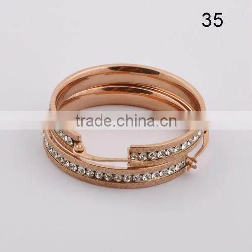 Stainless Steel Skull Cuff Earrings(BE10603)