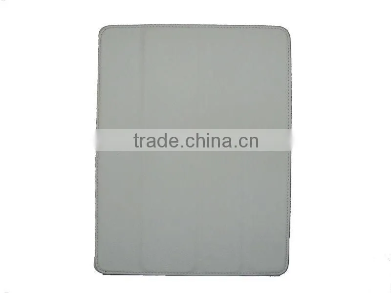 For ipad2 case smart,companion smart cover crystal white pc hard case