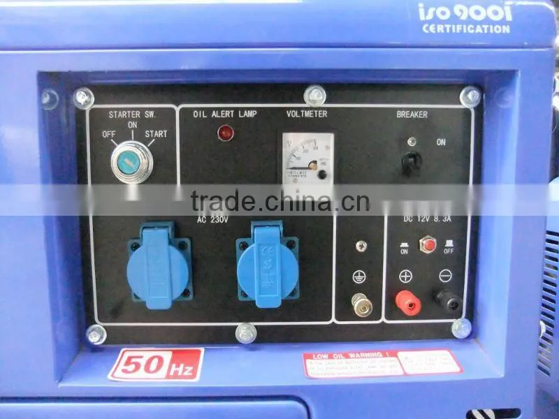 Reliable Weatherproof 2kw -- 5kw diesel engine generator