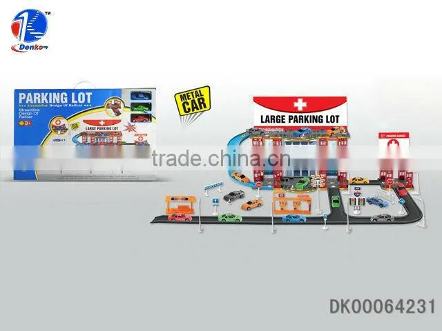 Super Garage Playset Toys for Boys (Parking Garage+ Track+ Accessories)