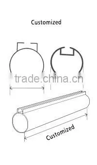 Aluminum suspended ceiling O shape aluminum profile ceiling