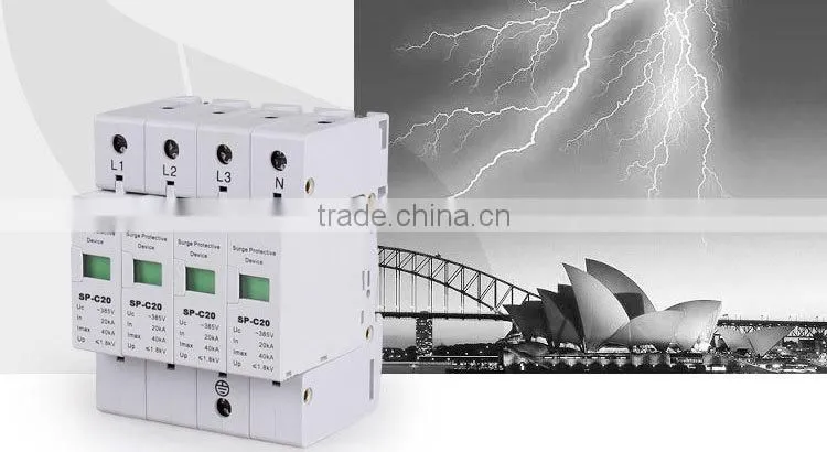 220V Surge Protector Surge Arrester 11KV (SP-C20/4)