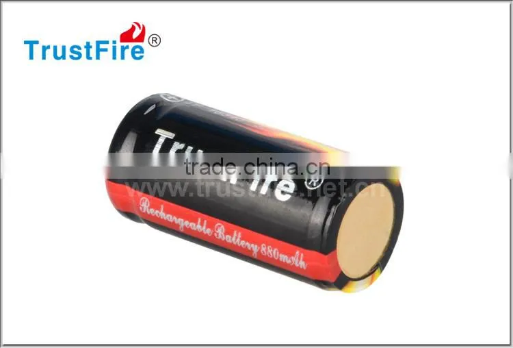 Trustfire portable 900mAh 16340 3.7v 900mAh rechargeable protected lipo battery from china manufacturer
