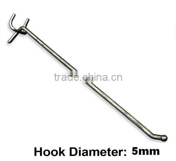 supermarket display metal pegboard hook