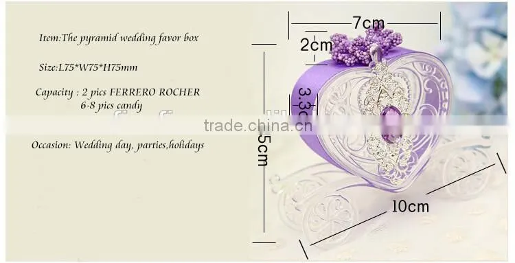 Clear wedding favour boxes plastic favour boxes Wedding Favour Box