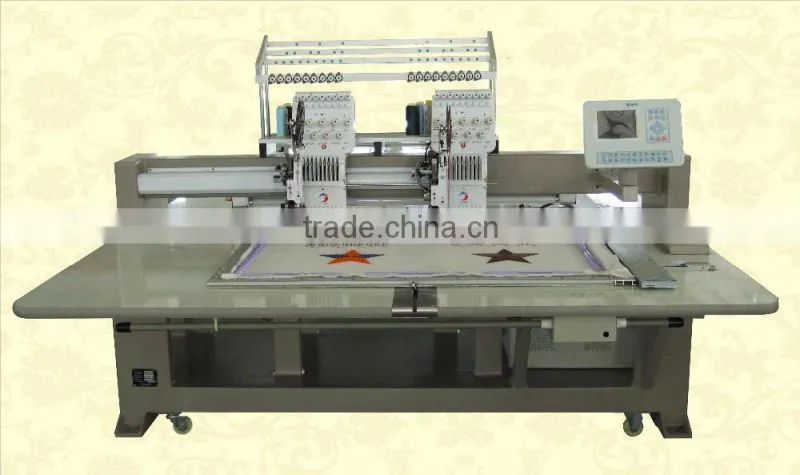 2 head embroidery machine