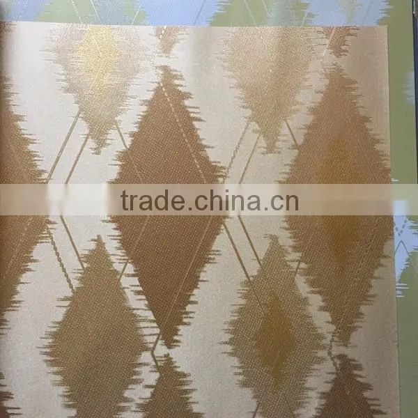 hot washable deep embossed rhombus vinyl wallpaper for home decoration