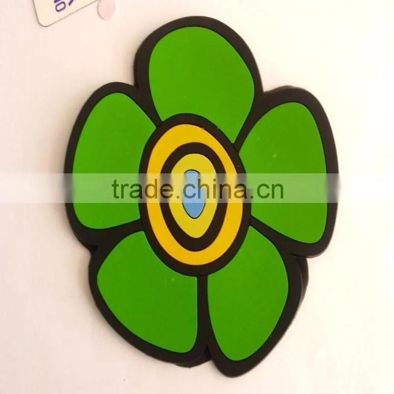 High Quality Custom Logo New Design pvc rubber coaster