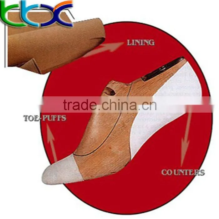 Shoes Toe Puff and Counter material High tensile chemical sheet shoes upper material