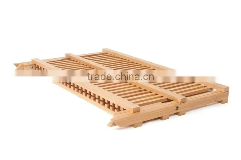 2-Tier Bamboo Dish Drying Rack