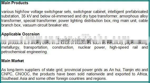 1000kva oil type Transformer SZ11 series 3PH power transformer