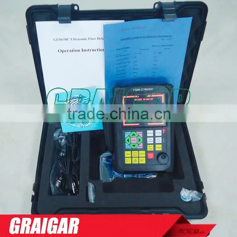 Portable ultrasonic flaw detector GFD650C NDT instrument