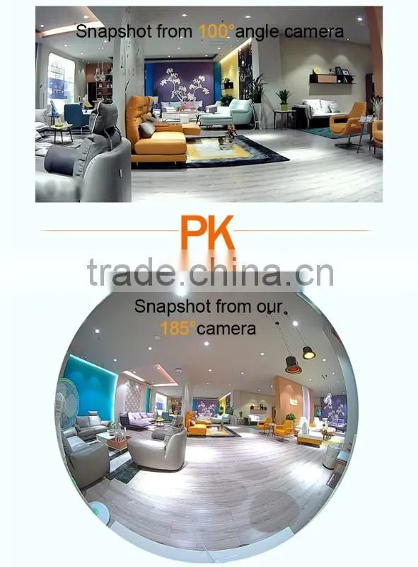WiFi Fisheye Cloud Smart fisheye wifi Bulb camera