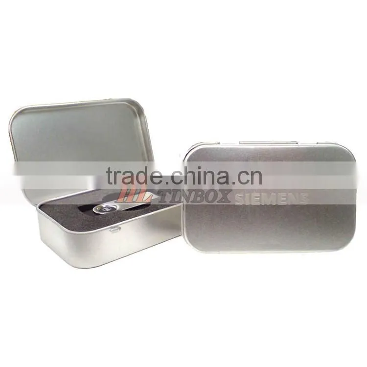 USB Flash Tins with Hinged