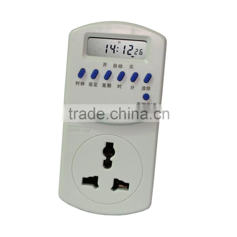 programmable electric timer for light
