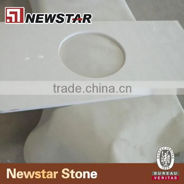 Newstar custom bathroom countertop,quartz vanity tops