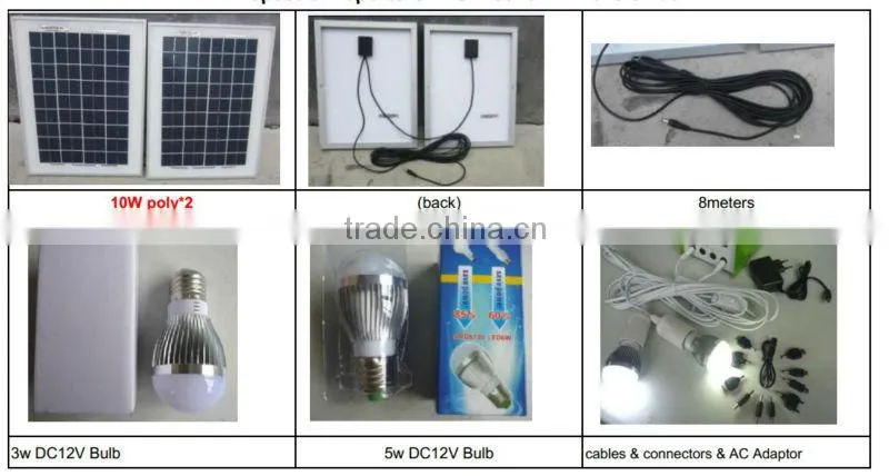 solar systems with radio , lighting, fans small solar system