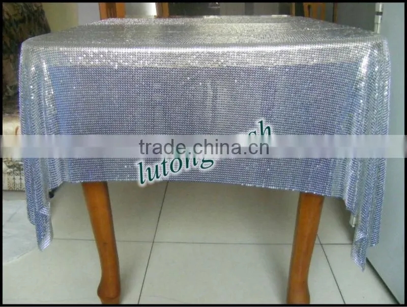 2014 modern design gold metallic mesh fabric/factory supplying