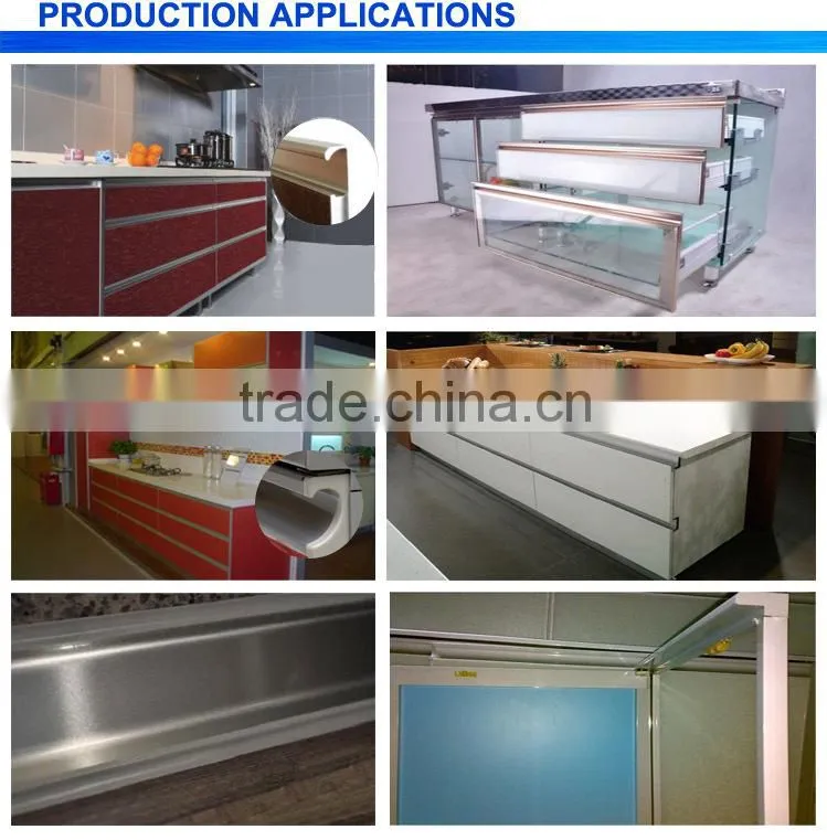 Top Quality Furniture Knob Recess L Shaped Aluminum Extrusion