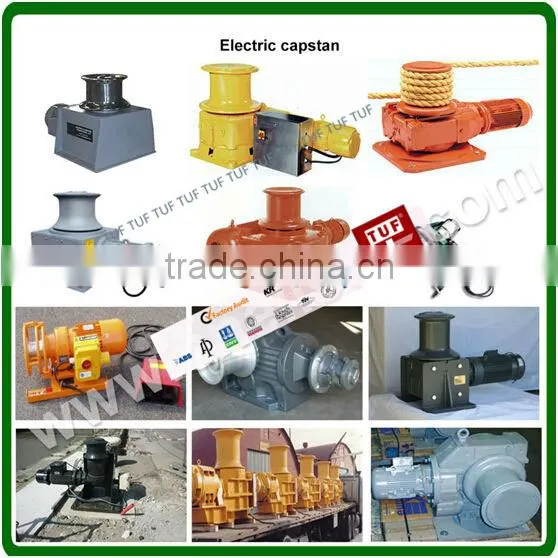 capstan rope winch, anchor capstan for boat