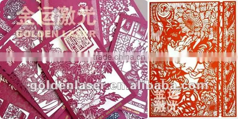 Paper Card Board Cutter with Laser
