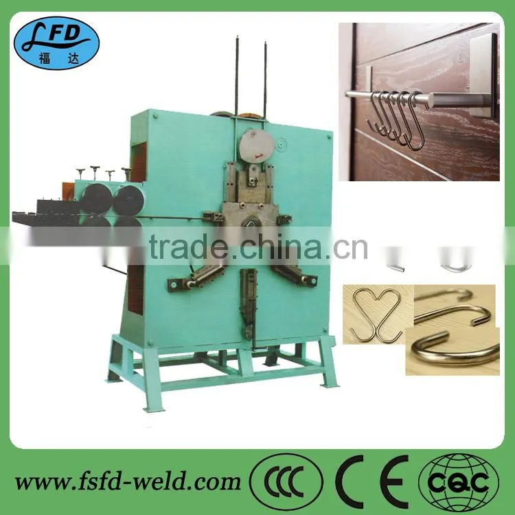 Cnc 0.75KW Power and metal wire,steel bar Material Metal Processed hook bending machine