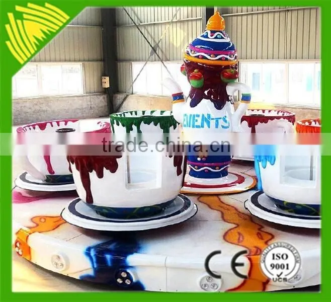 Outdoor Playground Coffee Cup Rides; Coffee Cup Amusement Rides For Sale