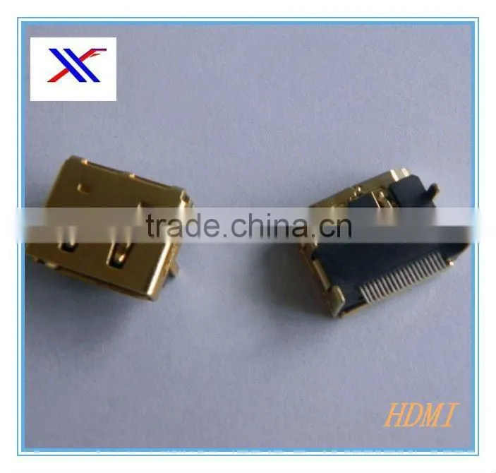 HDMI with usb connector with plating iron