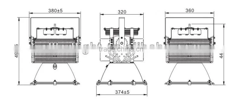 High Lumen High Power CREE 500w LED High Bay Light