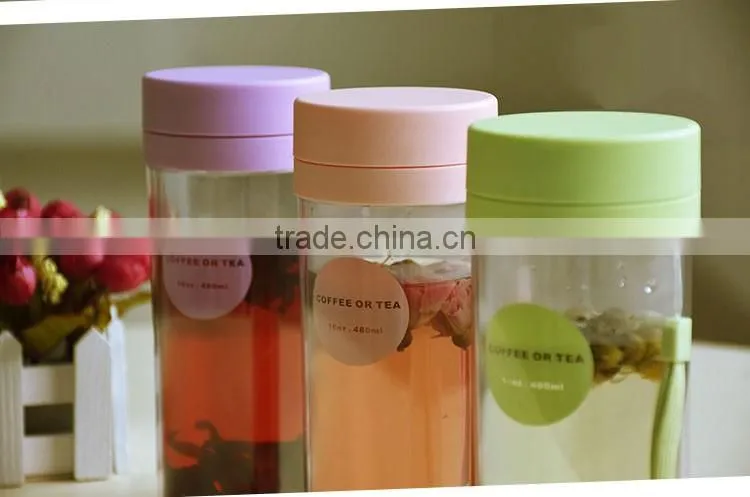 reusable large bottled personalized water jugs cup water bottle plastic