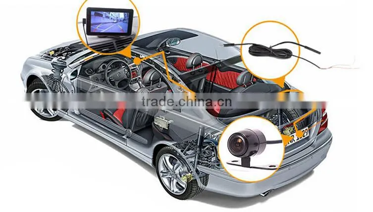 4.3 inch screen Grey + Black colors Car Black Box Dash Cam with Wifi and 3G