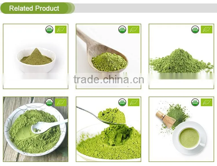 USDA Certified Health Natural Food Color Organic Matcha Green Tea Powder
