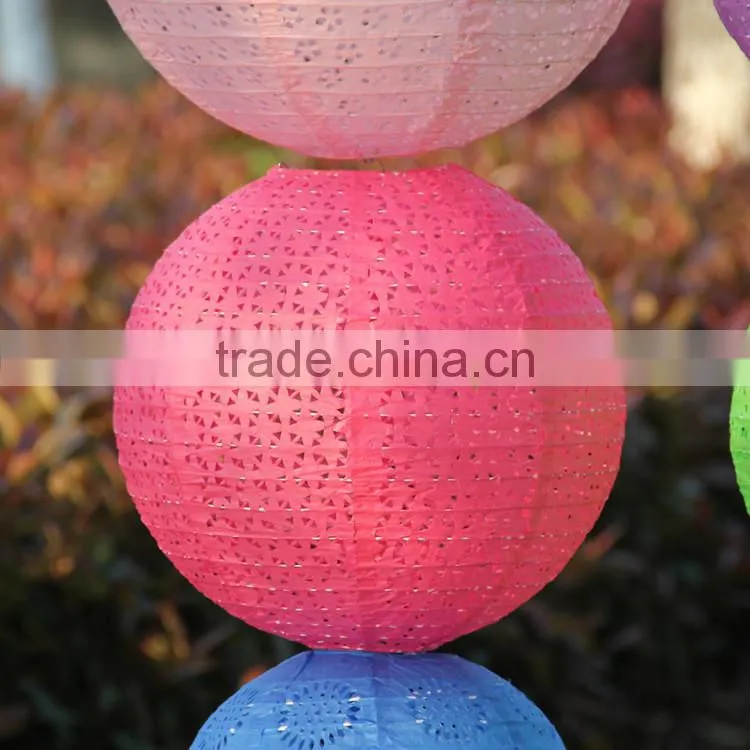 Fashion design various colors decorative paper lantern for sale