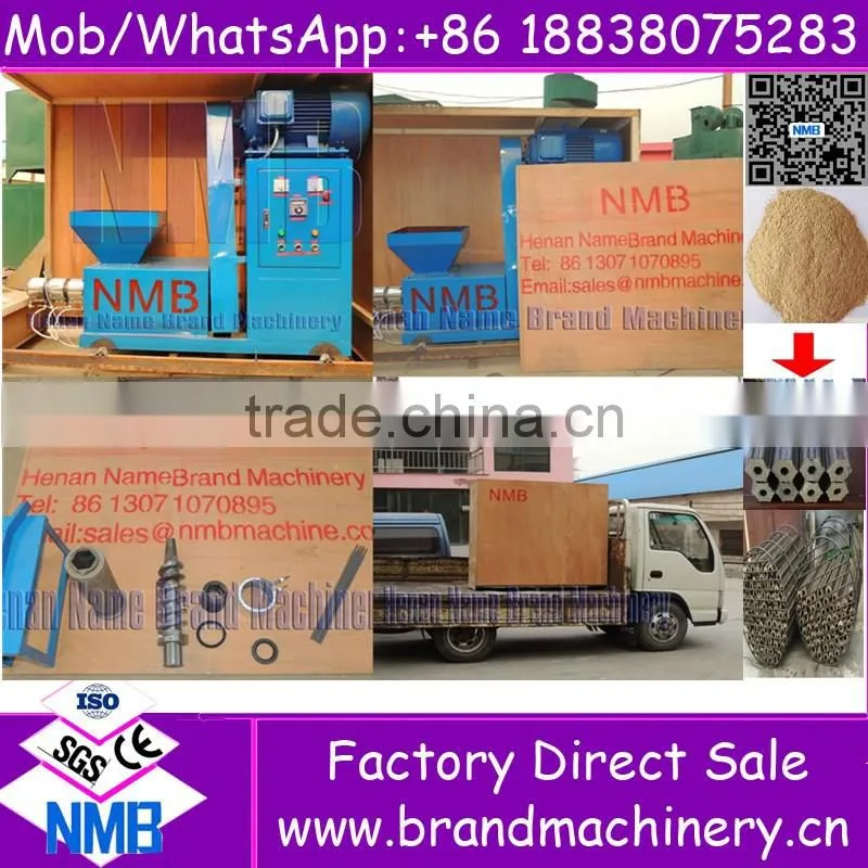 10% off wood sawdust biomass charcoal briquette extruding machine