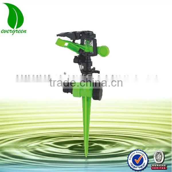 Agricultural irrigation parts impact sprinkler with spike