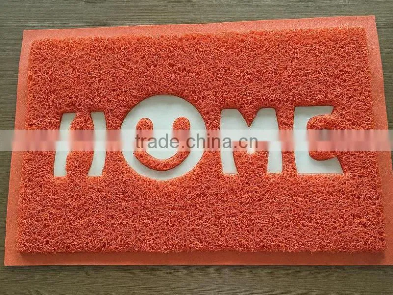 HOT!!! Welcome PVC door mat/PVC coil vinyl loop mat