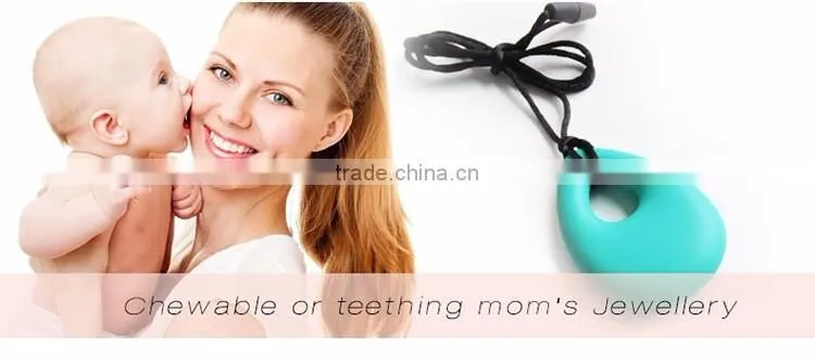 Safety heath nontoxic silicone jewelry pendant part for baby