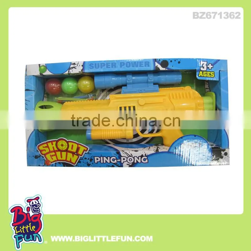 Toy ping pong ball gun,ball shooting gun toy