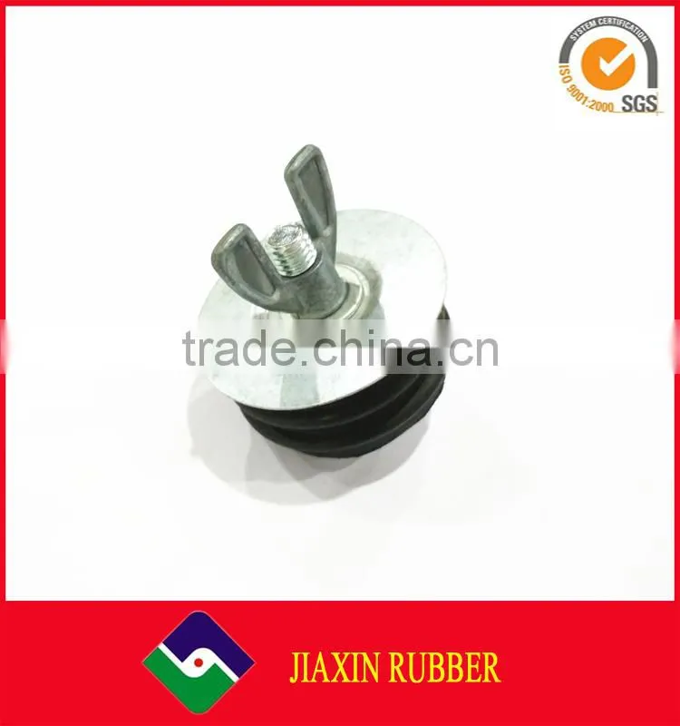 Bathroom Drain 2-pole test plugs 4'' Water Line Plug