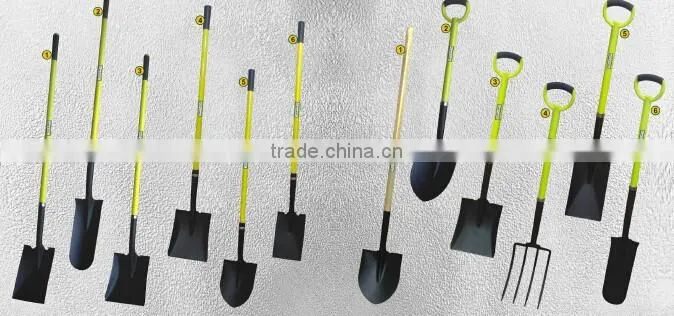 blue carbon steel TPR handle hoe farm tools agricultural tools