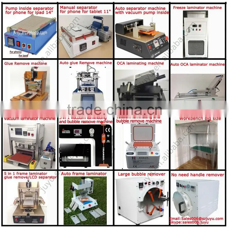 5 in 1 for samsung middle frame separation/for iphone frame installer/vacuum LCD separator/ lcd glue remove machine /TBK-518