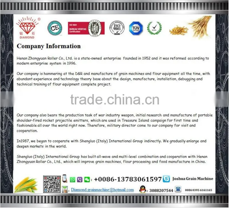 wheat flour milling equipment complete set equipment