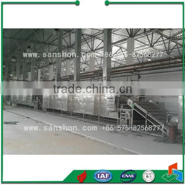 Advanced Sanshon SBJ Belt Type Food Vegetable Fruit drying Machine