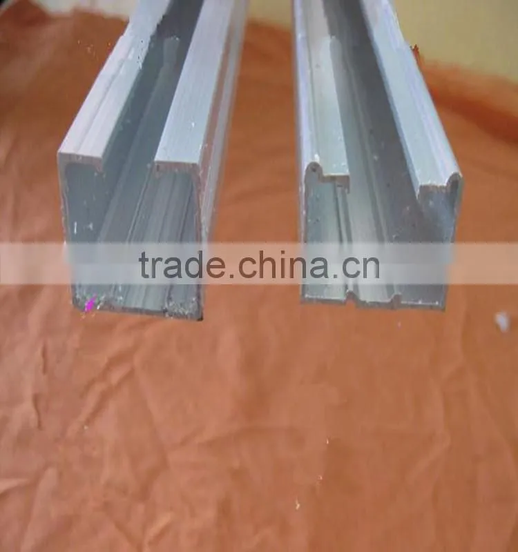 Anodized bending types of aluminum truck curtain rails