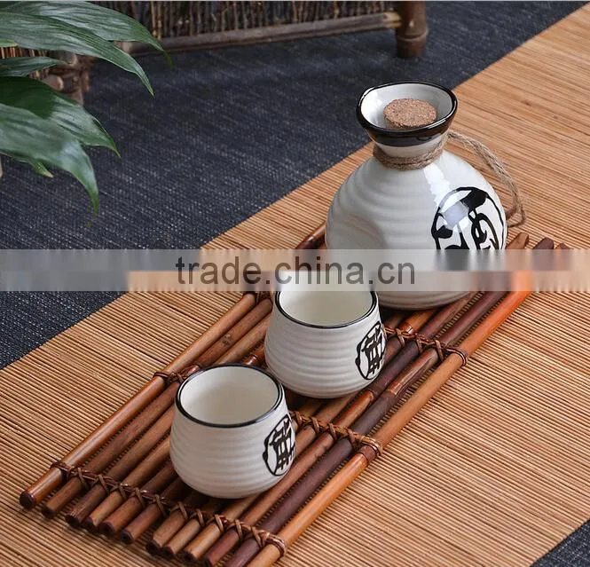 Haonai wholesale japanese sake set with customized printing