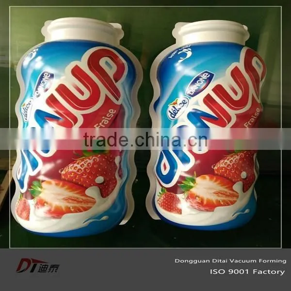 Plastic lightbox for advertisement